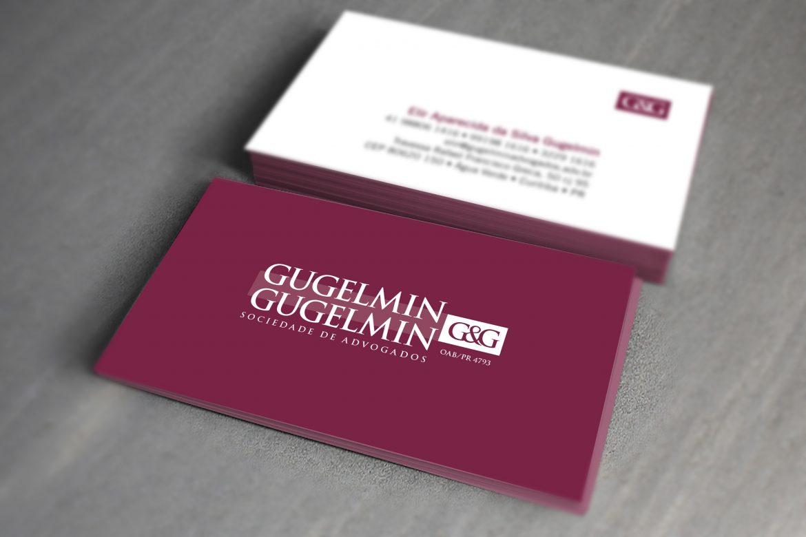 Cartão de visita Gugelmin & Gugelmin Sociedade de Advogados